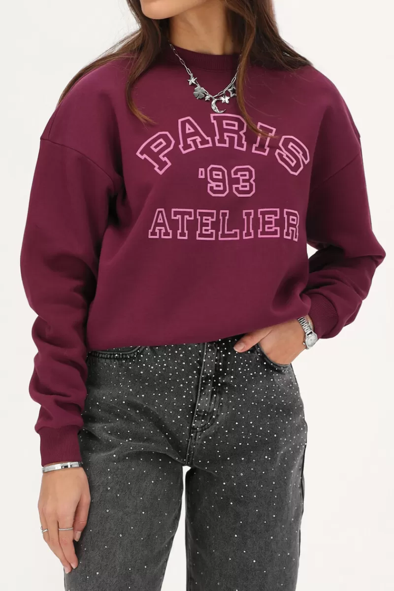 My Jewellery Sweat Violet "Paris 93 Atelier"