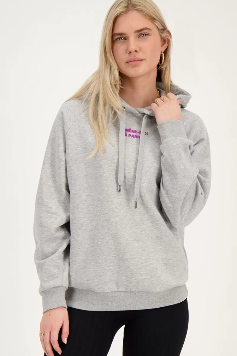 My Jewellery Sweat-shirt à Capuche Gris Emmène-moi à Paris