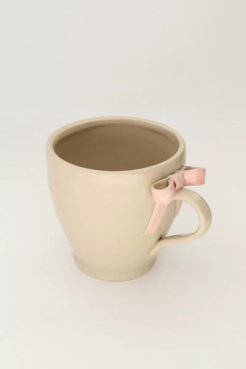 My Jewellery Tasse Beige Avec Noeud
