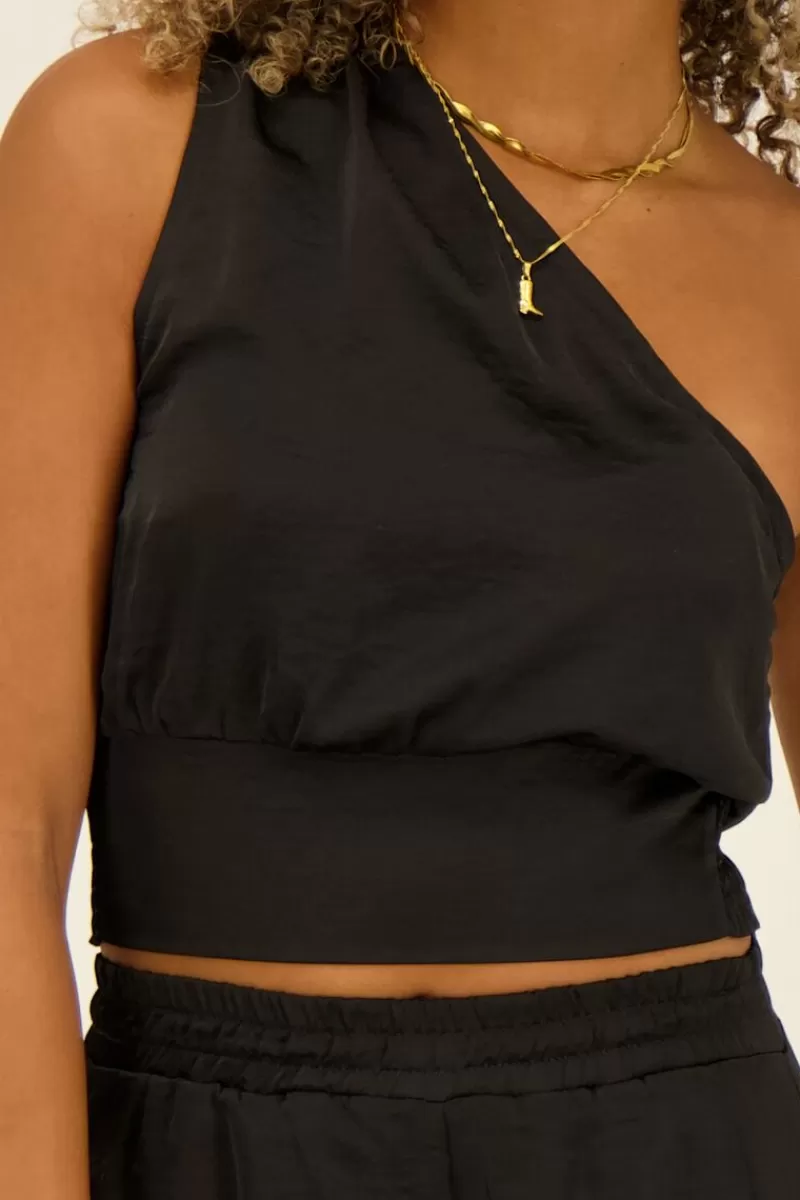 My Jewellery Top Asymétrique Satiné