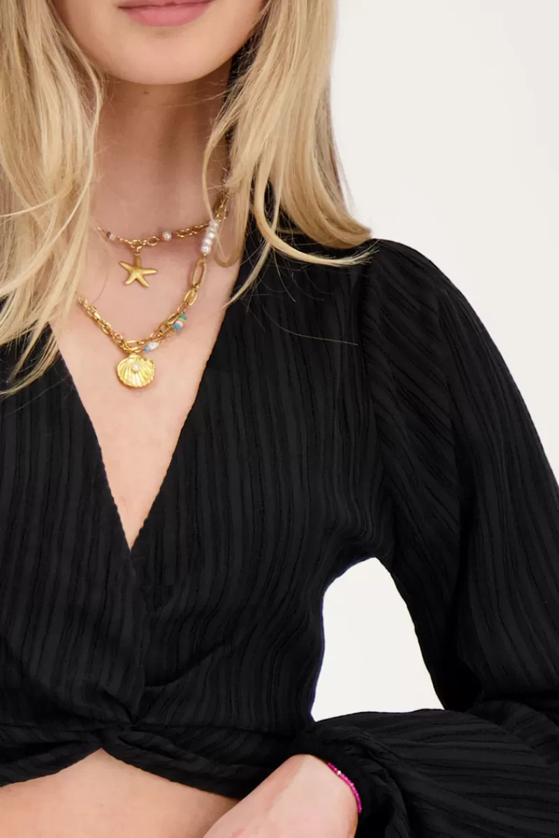 My Jewellery Top Court Avec Noeuds