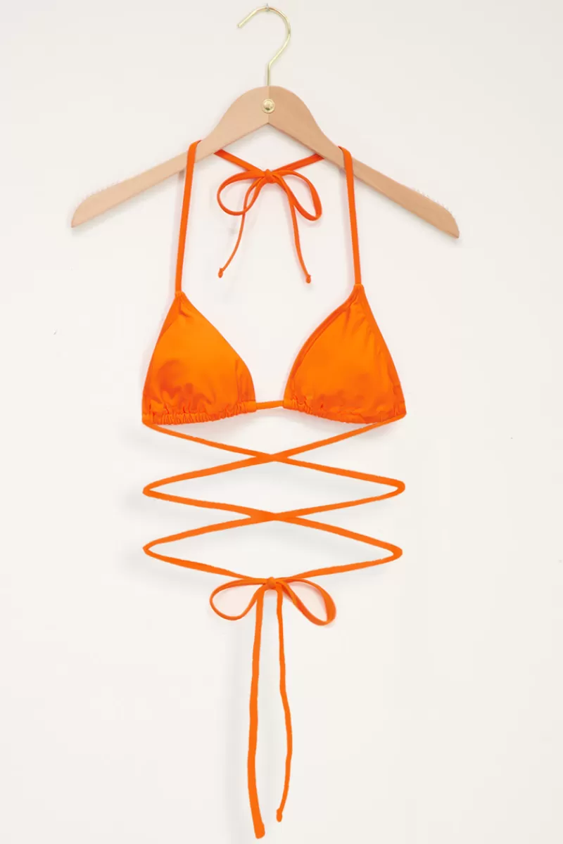 My Jewellery Top De Bikini Triangle Avec Détail à Nouer