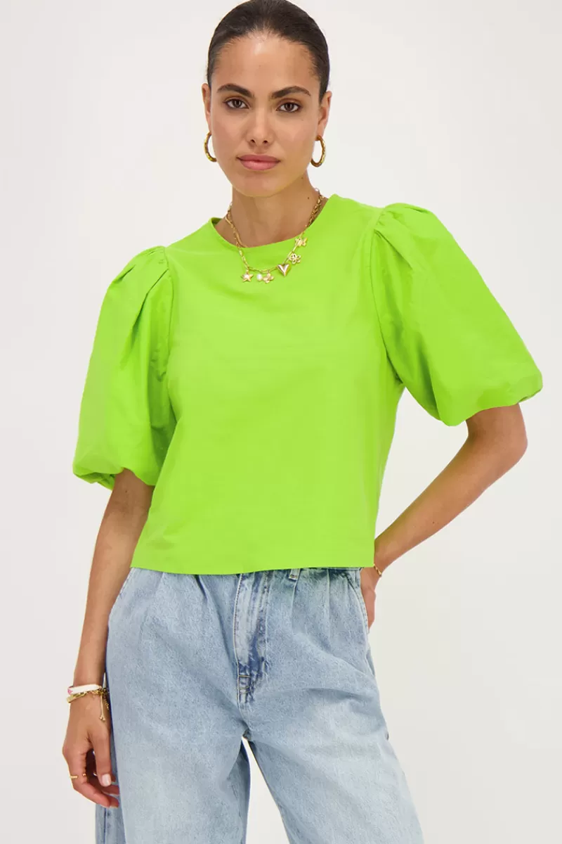 My Jewellery Top à Manches Bouffantes