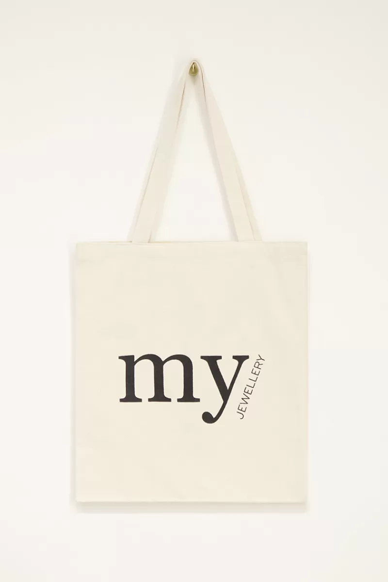 My Jewellery Tote Bag Beige