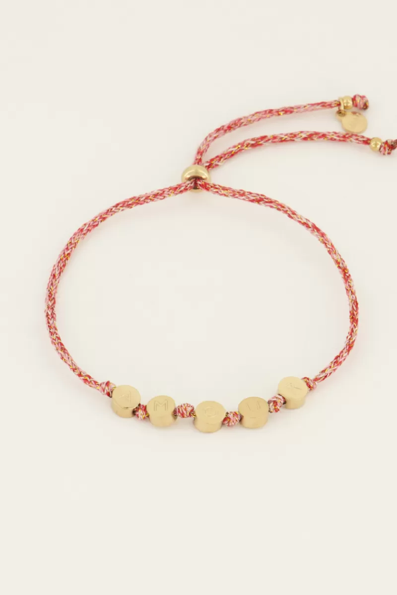 My Jewellery Touw Armband Amour