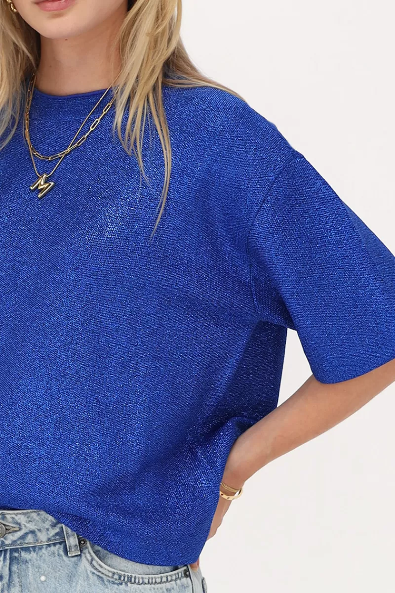 My Jewellery T-shirt Oversize Avec Lurex