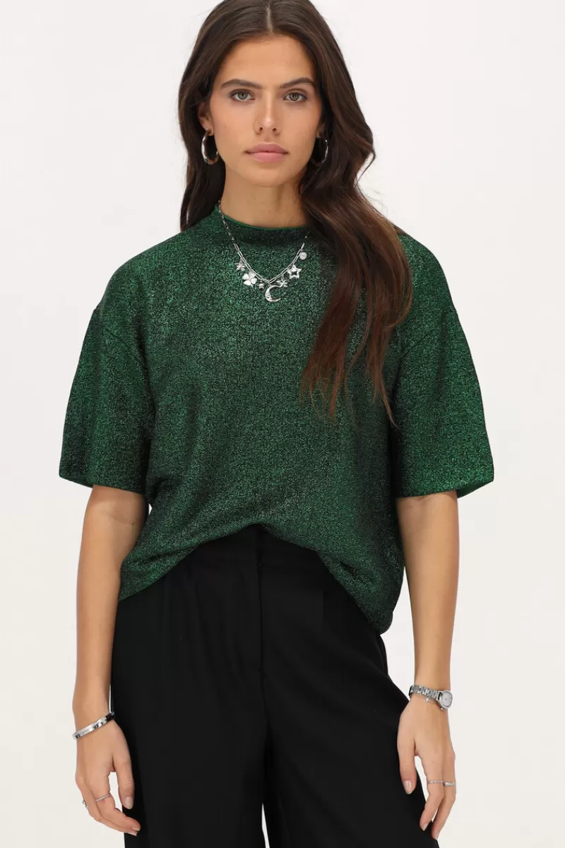 My Jewellery T-shirt Oversize Avec Lurex