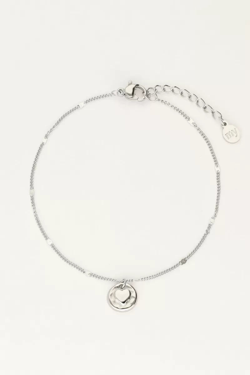My Jewellery Unconditional Love Bracelet "cœur Martelé"